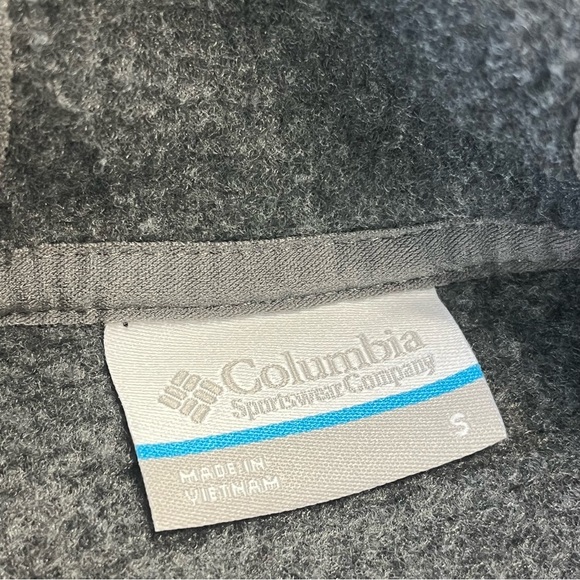Women's Columbia Benton Springs II Long Fleece Hooded Zip Jacket Grey Size Small - Picture 8 of 9